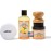 CLARKS Cutting Board Oil and Wax Kit - Includes Food Grade Mineral Oil (12oz), Finishing Wax (6oz), Applicator, & Buffing Pad to Clean and Protect Wood, Enriched with Natural Lemon & Orange Extract