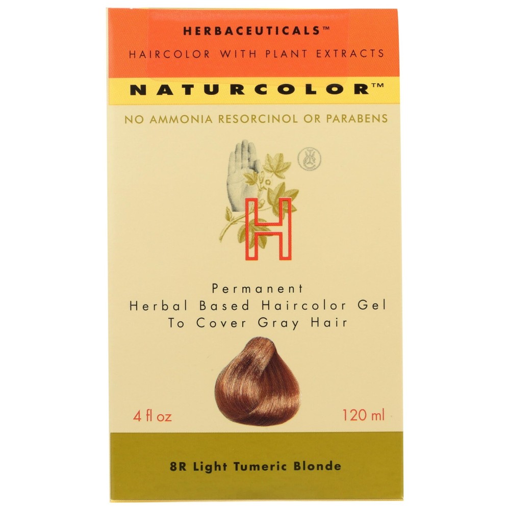 naturcolor Haircolor Hair Dye - Light Turmeric Blonde, 4 Ounce (8R)
