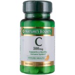 Nature\'s Bounty Pure Vitamin C 500 mg - 100 Tablets, Pack of 4