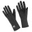 MERIWOOL Merino Wool Unisex Glove Liners for use with Touch Screens in Charcoal Grey - Large