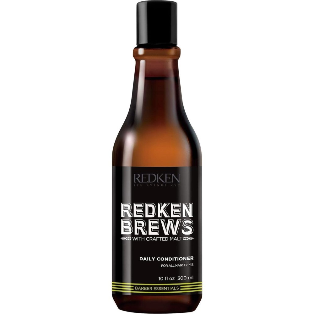 Redken Brews Daily Conditioner For Men - Hydrating Conditioner & Detangler For All Men\'s Hair Types, Strengthens and Moisturizes Dry Hair, 10 Fl Oz