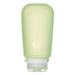 humangear GoToob+ (XL) | Refillable Silicone Travel Bottle | Locking Lid | Food-Safe Material | Green, XL (6 fl.oz.; 177ml)