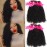 Hermosa Brazilian Curly Hair 3 Bundles Double Weft Curly Weave Human Hair Bundles 10A Unprocessed Brazilian Virgin Hair Black Color 14 16 18inch