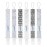 babygoal Neutral Grey Pacifier Clips, 6 Pack Binky Paci Holder Clip and Leash Fits for Most Pacifiers and Binkies 6PS09