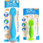 Bumco Baby Bum Brush + Mini Diaper Cream Spatula with Case - BPA-Free Butt Spatula Baby, Soft Diaper Spatula, Baby Diaper Cream Applicator, Mom-Invented Diaper Bag Essentials, Butt Spatula