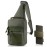 M-Tac CCW Sling Bag for Men & Women - EDC Shoulder Bag Tactical - Crossbody Concealed Carry Bag - Mens Chest Pack (Olive Loop Panel)