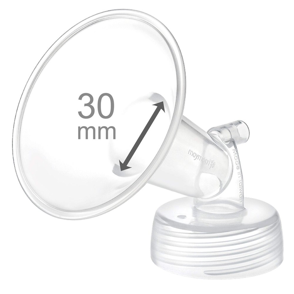 Maymom Wide Neck Pump Part for Spectra S1 Spectra S2 Spectra 9 Plus Breastpump; Incl Wide Mouth Flange (One flange-30mm Flange);Not Original Spectra Flange; Not Original Spectra Baby USA Parts