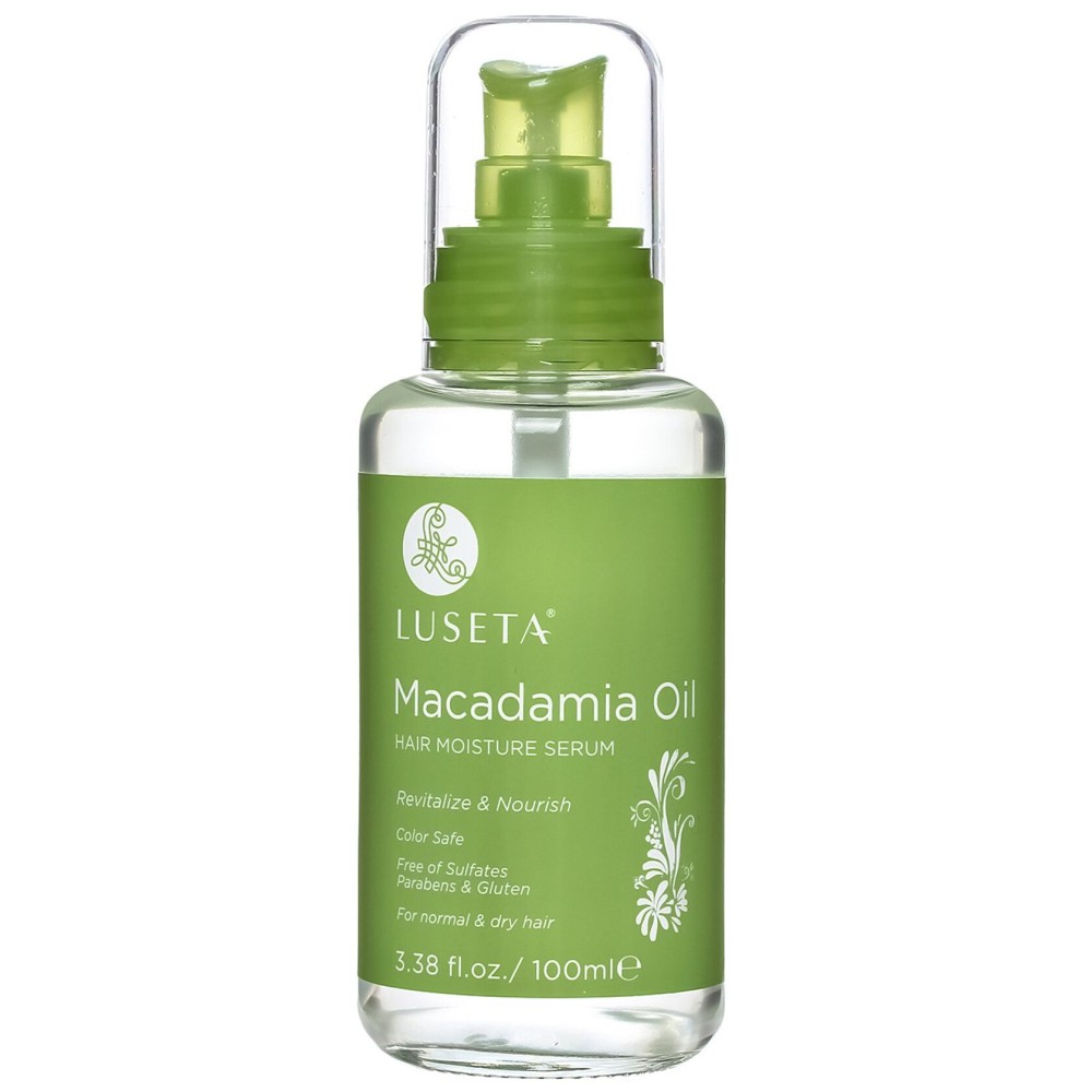 Luseta Macadamia Oil Hair Moisture Serum Nourishing & Revitalizing for Normal and Dry Hair 3.38oz