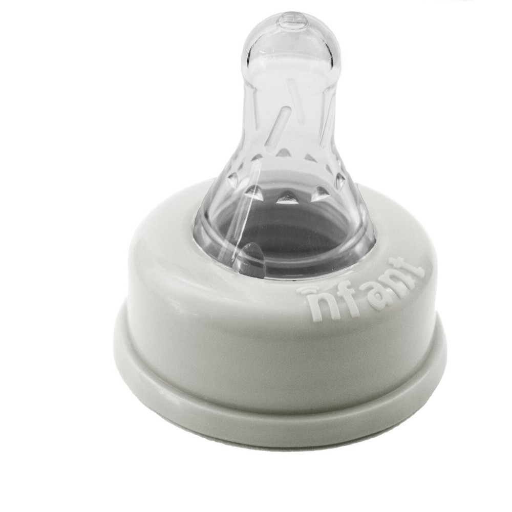 nfant | Standard Flow Nipple, White (9ml/min), 4-Pack