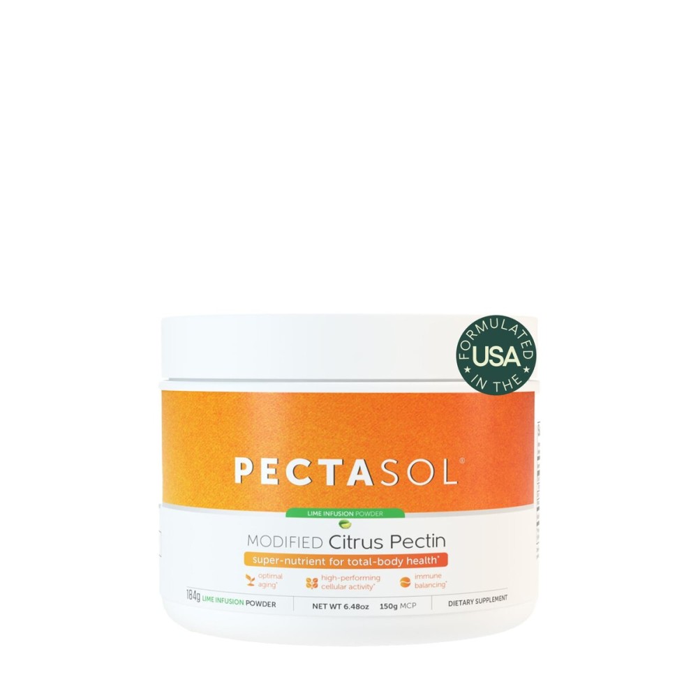PectaSol Modified Citrus Pectin - 184g Lime Powder - Total-Body Health Supplement to Support Heart, Immune System, Inflammation Response & Healthy Aging + Maintain Healthy Galectin-3 Levels