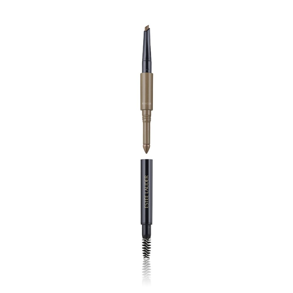 Este Lauder The Brow Multi-Tasker 3-in-1 Tool | Eyebrow Pencil, Powder and Brush, 07 Taupe