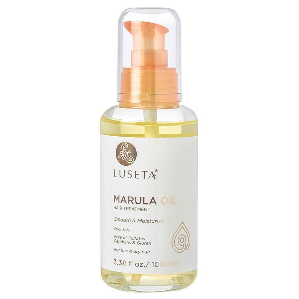 Luseta Marula Oil Hair Treatment for Fine & Dry Hair Serum Smoothing Hair Adding Shine and Nourishing Scalp 3.38oz