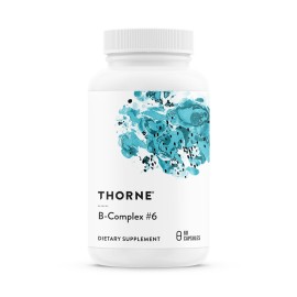 THORNE - B-Complex 6 - Vitamin B Complex with Active Forms of Essential B Vitamins & Extra B6-60 Servings