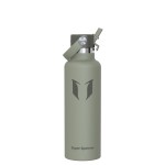 Super Sparrow Insulated Water Bottle - 25 Oz - Standard Mouth FlipFlow Flask - BPA Free, Leak Proof Drink Bottle- Ergonomic Straw Water Bottles for Work, Gym, Travel, Sports