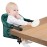 Hook On Chair, Portable Table High Chair, Folding Compact Baby Seat with Storage Bag for Indoor/Outdoor(Green)