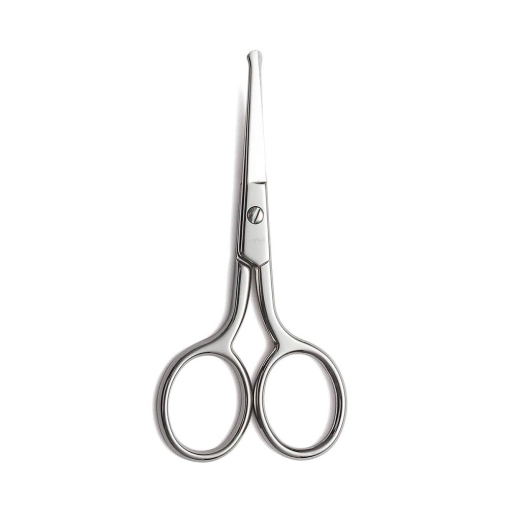 LIVINGO Premium Manicure Rounded Tip Scissors Multi-purpose Stainless Steel Cuticle Pedicure Beauty Grooming Kit for Nail, Eyebrow, Eyelash, Dry Skin, Nose Hair 3.5 inch