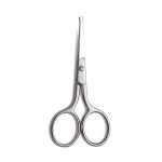 LIVINGO Premium Manicure Rounded Tip Scissors Multi-purpose Stainless Steel Cuticle Pedicure Beauty Grooming Kit for Nail, Eyebrow, Eyelash, Dry Skin, Nose Hair 3.5 inch