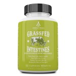 Ancestral Supplements Grass Fed Beef Intestines with Stomach (Tripe), 3000mg, Digestion Supplement Supports Acid Reflux and Gut, Intestine and Digestive Health, Non GMO, 180 Capsules