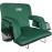 BRAWNTIDE Stadium Chair with Back Support - Comfy Cushion, Thick Padding, 2 Bleacher Hooks, 4 Pockets, Ideal Stadium Seat for Bleachers, Sporting Events, Camping (Green, Regular Size)