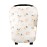 Copper Pearl Multi-Use Cover: Car Seat Covers, Nursing Cover, and Stroller Cover for Sun - Stretchy Fabric, All-Season Use, Stylish Designs, Easy Access for Moms - Caroline