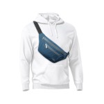 Entchin Fanny Pack for Women Men,Crossbody Belt Bag with 4-Zipper Pockets,Adjustable Waist Bag Pack,One of the Most Popular Travel Essential Gifts for Walking,Traveling,Cycling and Shopping (Blue)