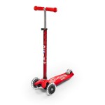 Micro Kickboard - Maxi Deluxe LED - Three Wheeled, Lean-to-Steer Swiss-Designed Micro Scooter for Kids with Motion-Activated Light-Up Wheels for Ages 5-12