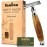 Bambaw Double Edge Safety Razor for Men & Women, Double Edge Razor with 5 Blades, Eco-Friendly Safety Razors, Reusable & Plastic Free - Thick Bamboo Silver