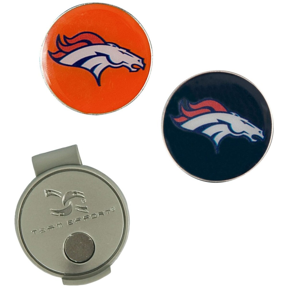 Team Effort Denver Broncos Hat Clip & Ball Markers Set