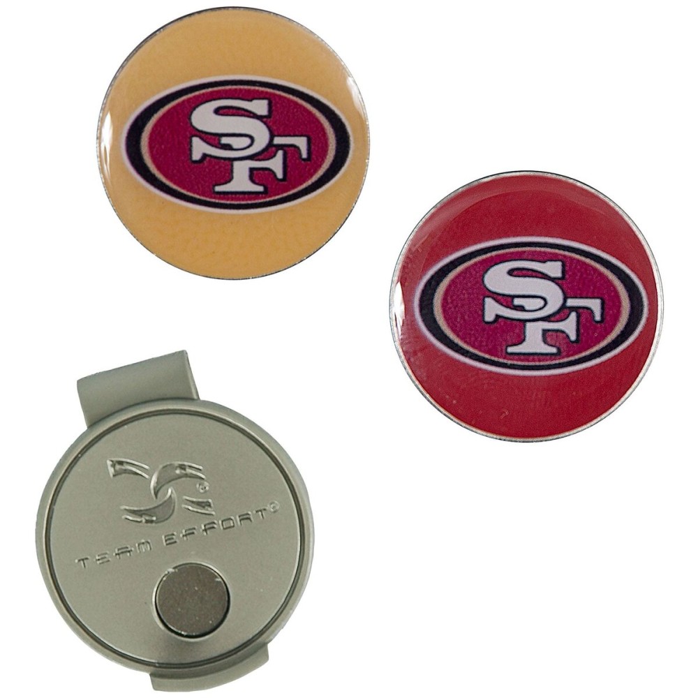 Team Effort San Francisco 49ers Hat Clip & Ball Markers Set