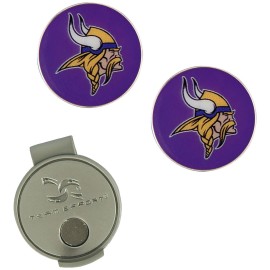 Team Effort Minnesota Vikings Hat Clip & Ball Markers Set