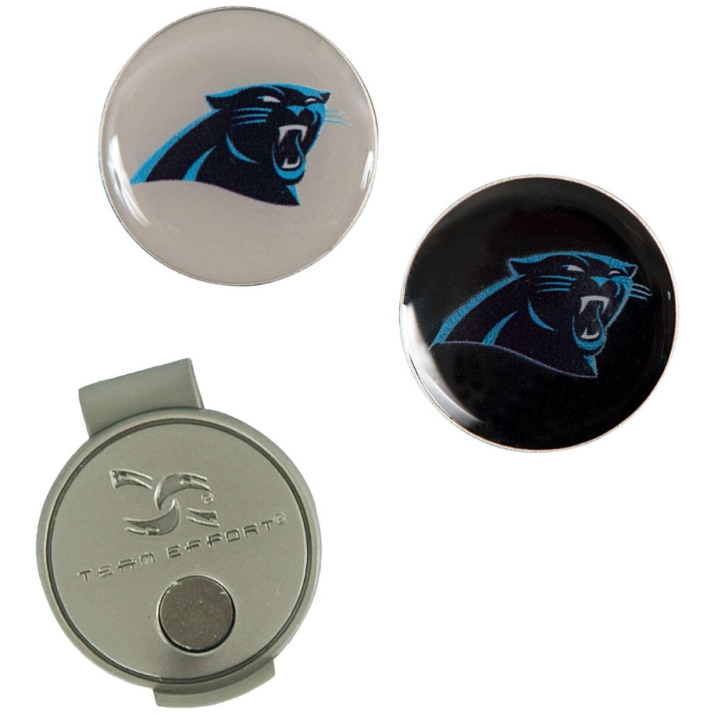 Team Effort Carolina Panthers Hat Clip & Ball Markers Set