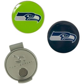 Team Effort Seattle Seahawks Hat Clip & Ball Markers Set