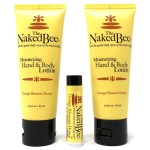 The Naked Bee Orange Blossom Honey Lotion and Lip Balm Set, Hydrating, Moisturizing, and Natural Skin Care Products Cruelty Free
