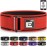 Self-Locking Weight Lifting Belt | Premium Weightlifting Belt for Serious Functional Fitness, Power Lifting, and Olympic Lifting Athletes (26 - 30, Around Navel, Small, Red)