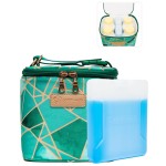 Cold Gold Breastmilk Cooler Bag with Safety Tested Ice Pack - Insulated Milk Storage for Work, Travel & Daycare - Fits Bottles & Parts - Durable, Washable, Cooler for Moms (Limited Edition Mosaic)