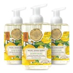 Michel Design Works Foaming Hand Soap, Lemon Basil, 3-Pack, (17.8 fl. oz. each) Foaming Hand Soap