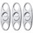 Cigar Cutter Guillotine, Stainless Steel Double Blade Cigar Clippers, 3 Packs Birthday Gift for Men