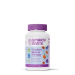 SmartyPants Toddler Multivitamin Gummies: Omega 3 Fish Oil (EPA/DHA), Vitamin D3, C, Vitamin B12, B6, A, K & Zinc, Biotin, Beta Carotene, Gluten Free, Three Fruit Flavors, 90 Count (30 Day Supply)