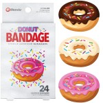 BioSwiss Bandages, Donut Shaped Self Adhesive Bandage Set, Latex Free, Sterile Wound Care, 24 Count