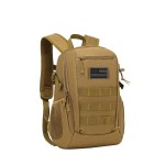 ArcEnCiel 10L Mini X-small Tactical Backpack MOLLE Daypack Gear Pack Camping Bag with Patch (Coyote Brown)