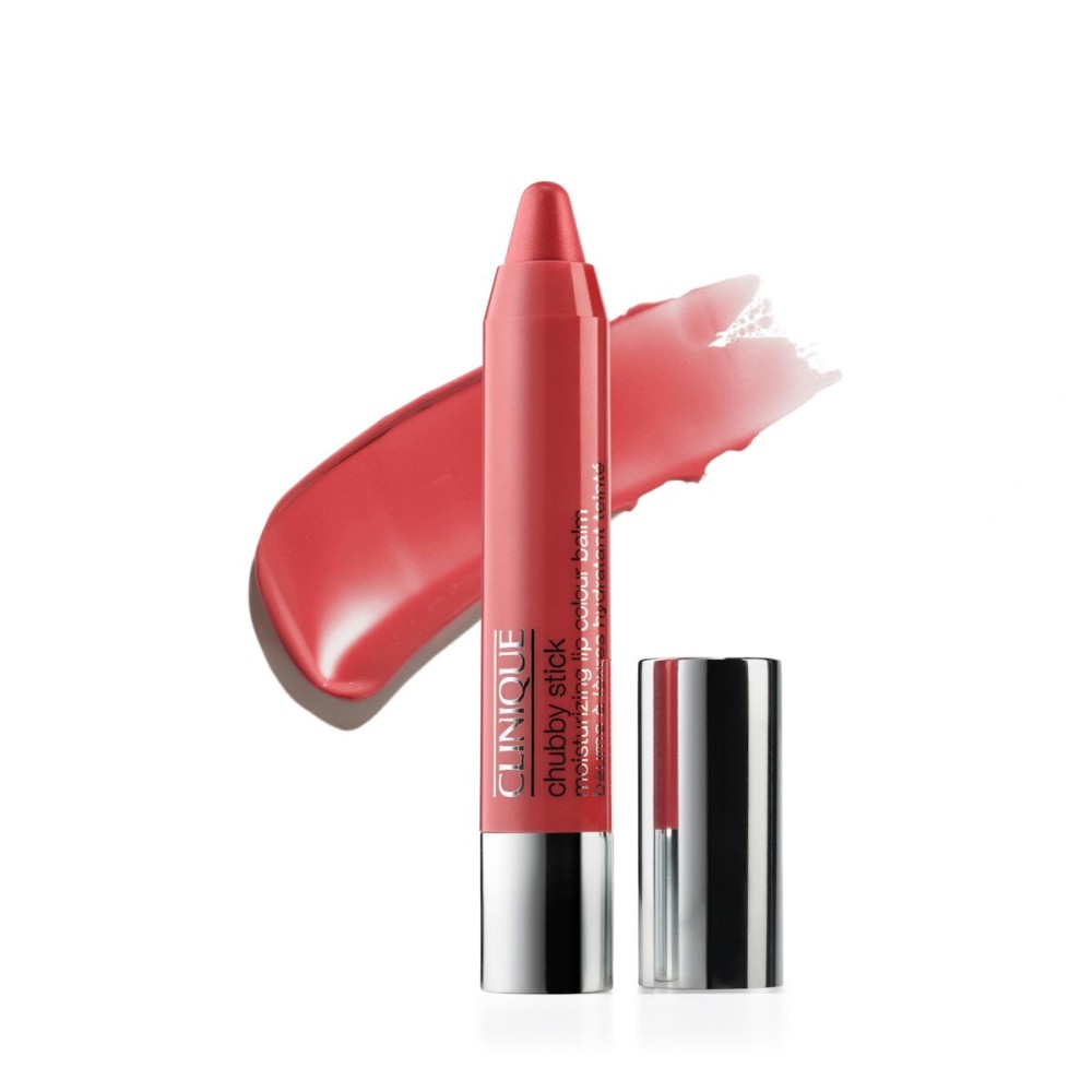 Clinique Chubby Stick Tinted Lip Colour Balm | With Shea Butter | Moisturizing + Hydrating | Natural-Looking Lip Tint, Mega Melon, 1 Count
