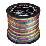 RUNCL Braided Fishing Line, 8 Strand Abrasion Resistant Fishing Line Braid, Super Durable, Smooth Casting, Zero Stretch, Smaller Diameter, Hi Vis, 328-1093 Yards, 12-100LB(70LB,546yds)