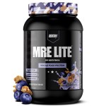 REDCON1 MRE Lite Whole Food Protein Powder, Blueberry Cobbler - Low Carb & Whey Free Meal Replacement with Animal Protein Blends - Easy to Digest Supplement Made with MCT Oils (30 Servings)