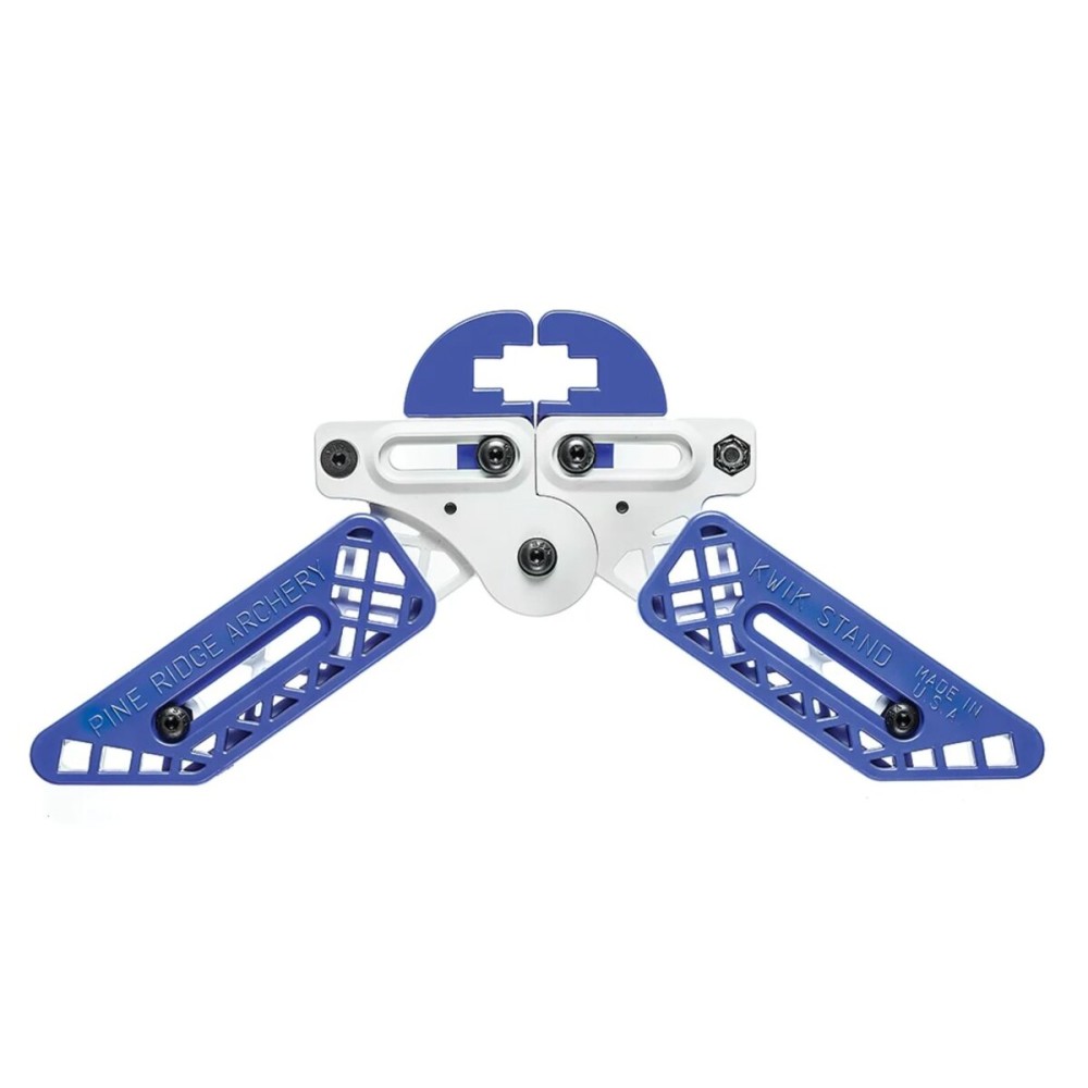 Pine Ridge Archery unisex adult Kwik Stand Bow Support, White/Blue, Universal US