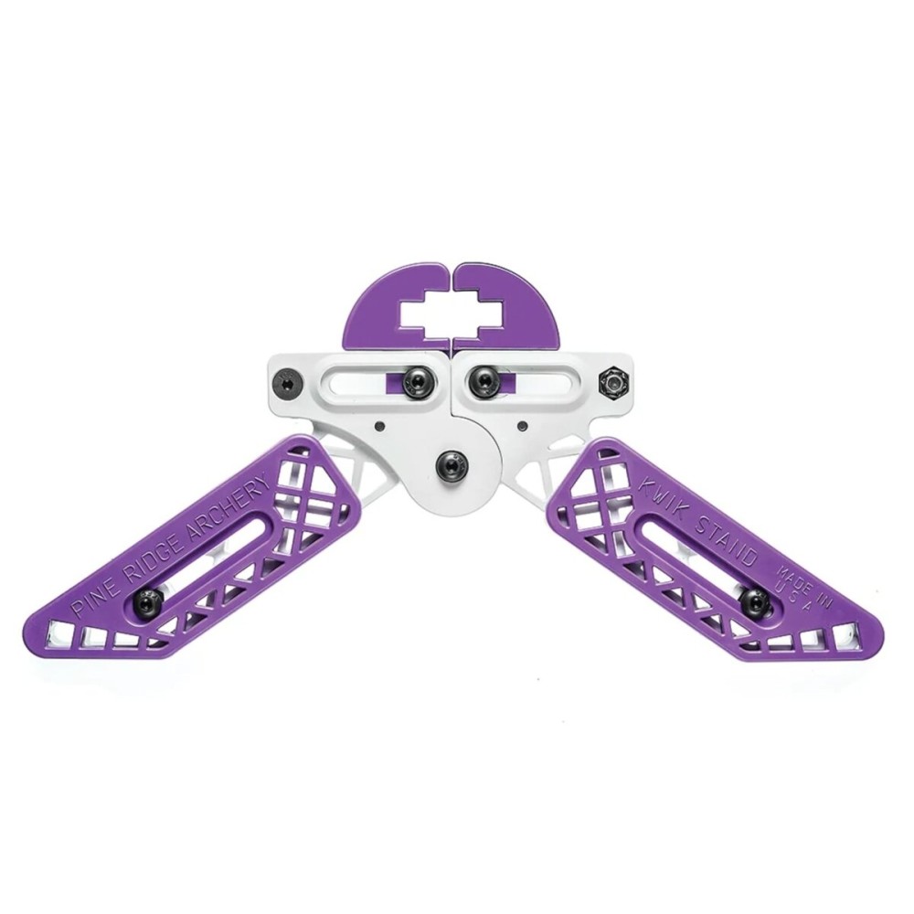 Pine Ridge Archery unisex adult Kwik Stand Bow Support, White/Purple, Universal US