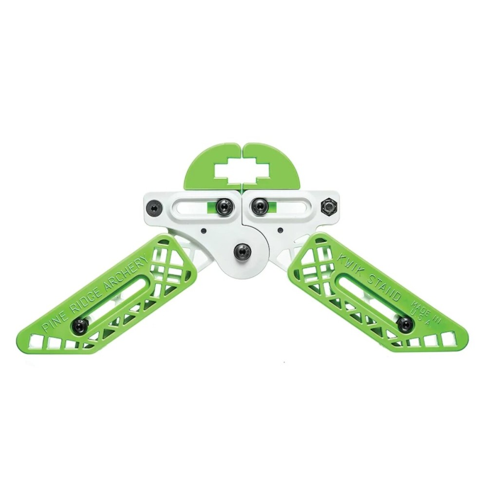 Pine Ridge Archery unisex adult Kwik Stand Bow Support, White/Lime, Universal US