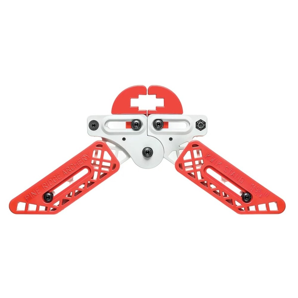 Pine Ridge Archery unisex adult Kwik Stand Bow Support White Red, White/Red, Universal US