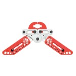 Pine Ridge Archery unisex adult Kwik Stand Bow Support White Red, White/Red, Universal US