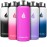 HYDRO CELL Stainless Steel Insulated Water Bottle with Straw - For Cold & Hot Drinks - Metal Vacuum Flask with Screw Cap and Modern Leakproof Sport Thermos for Adults (Fuchsia 40oz)