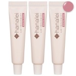 Hanalei Hydrating Lip Treatment Balm - Cruelty-Free, Paraben-Free Moisturizer for Severely Dry, Chapped Lips - Kukui Oil, Shea Butter & Grapeseed Oil -Mauve Pink Tint, Travel-Size 3-Pack (5g X 3)